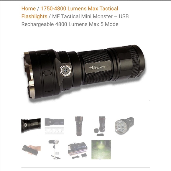NITE CORE TM11 FLASHLIGHT. 2000 Lumens! - Picture 1 of 8